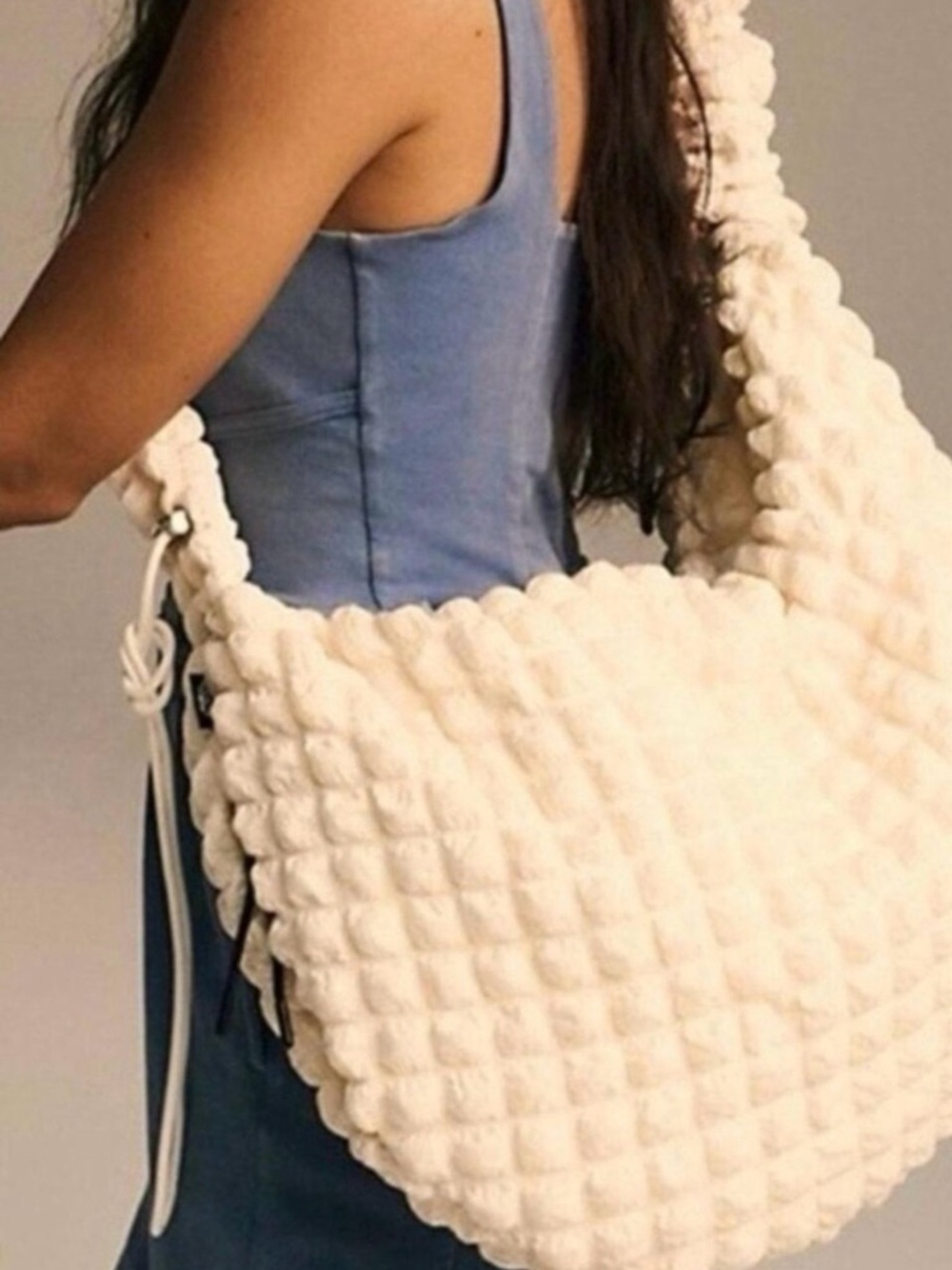 Free People Pucker Up Fleece Carryall Bag